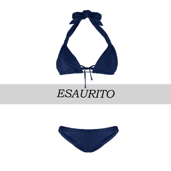 Wikini - Costume Amelie Lurex Blu