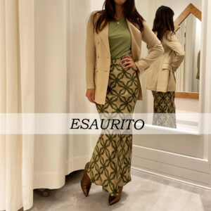 Circolo 1901 - Giacca Doppiopetto Cotone Lino Granito