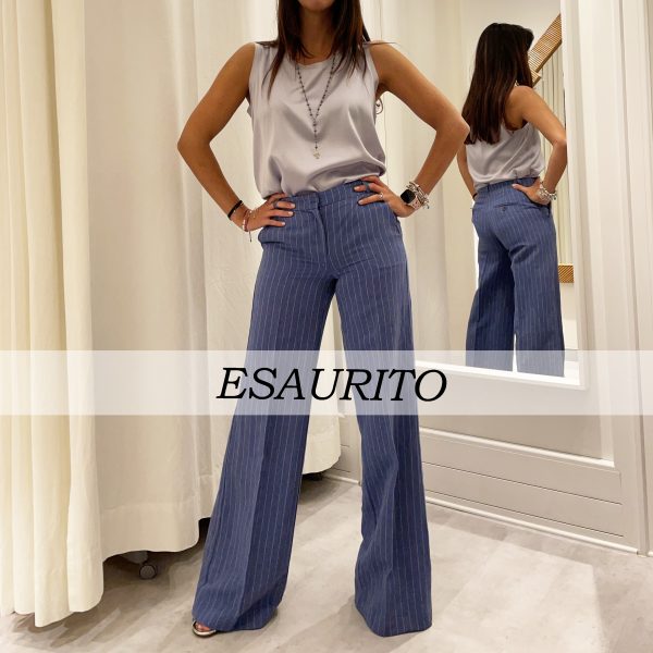 Kiltie - Pantaloni Palazzo Gessati