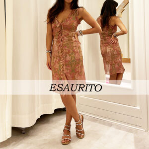 Kristina Ti - Abito Corto Volant Fantasia