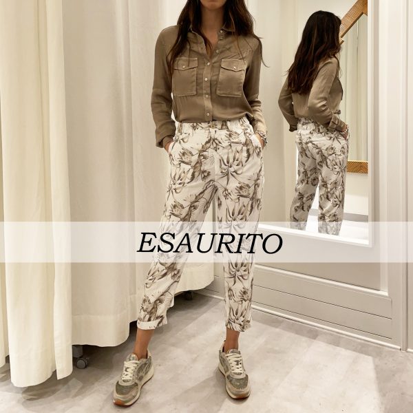 Mason's - Pantaloni Jogger Fantasia Floreale