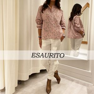 Wikini - Camicia Coreana Fantasia Fiori