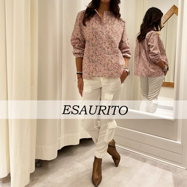Wikini - Camicia Coreana Fantasia Fiori