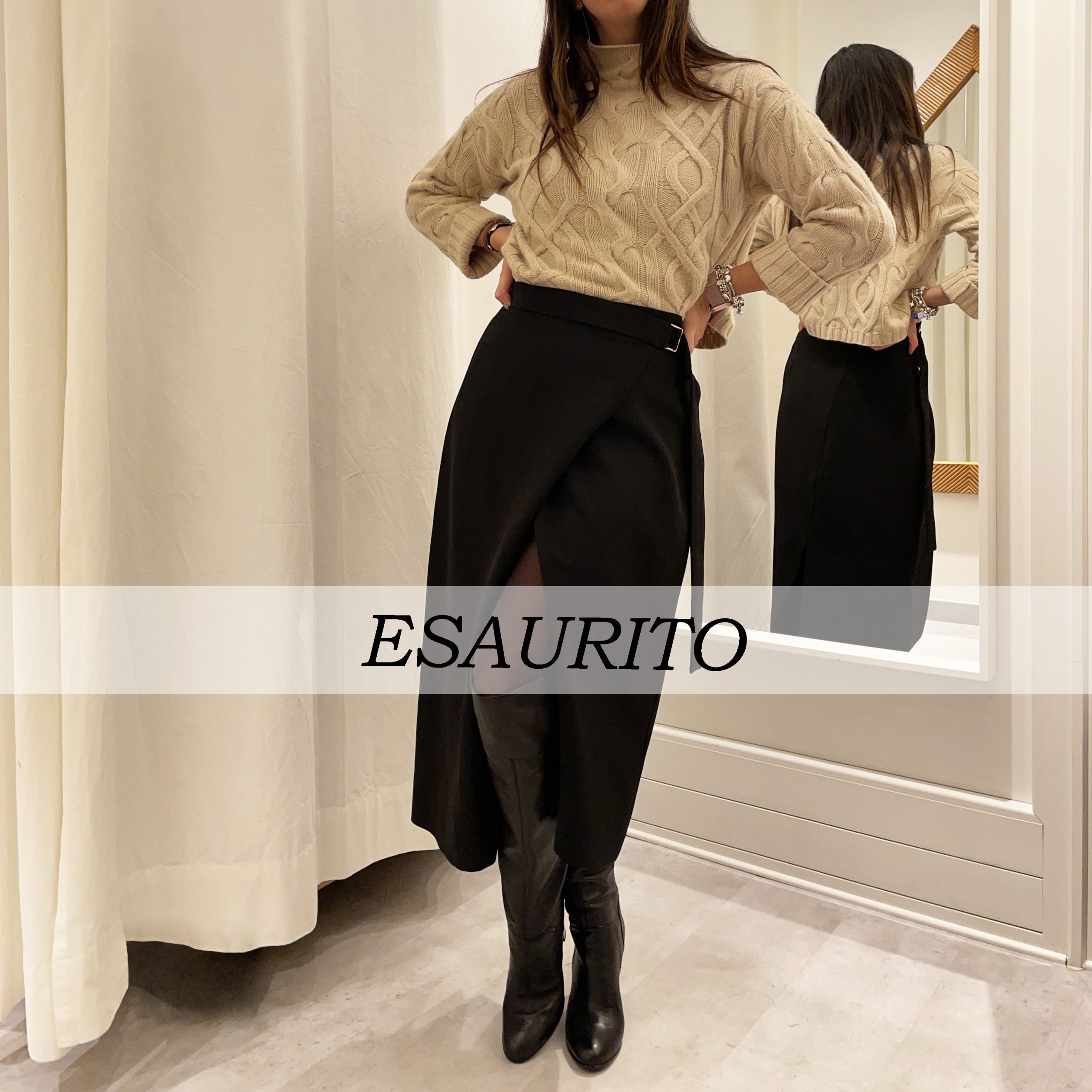 Alpha Studio - Maglia Lupetto Intrecciato Beige