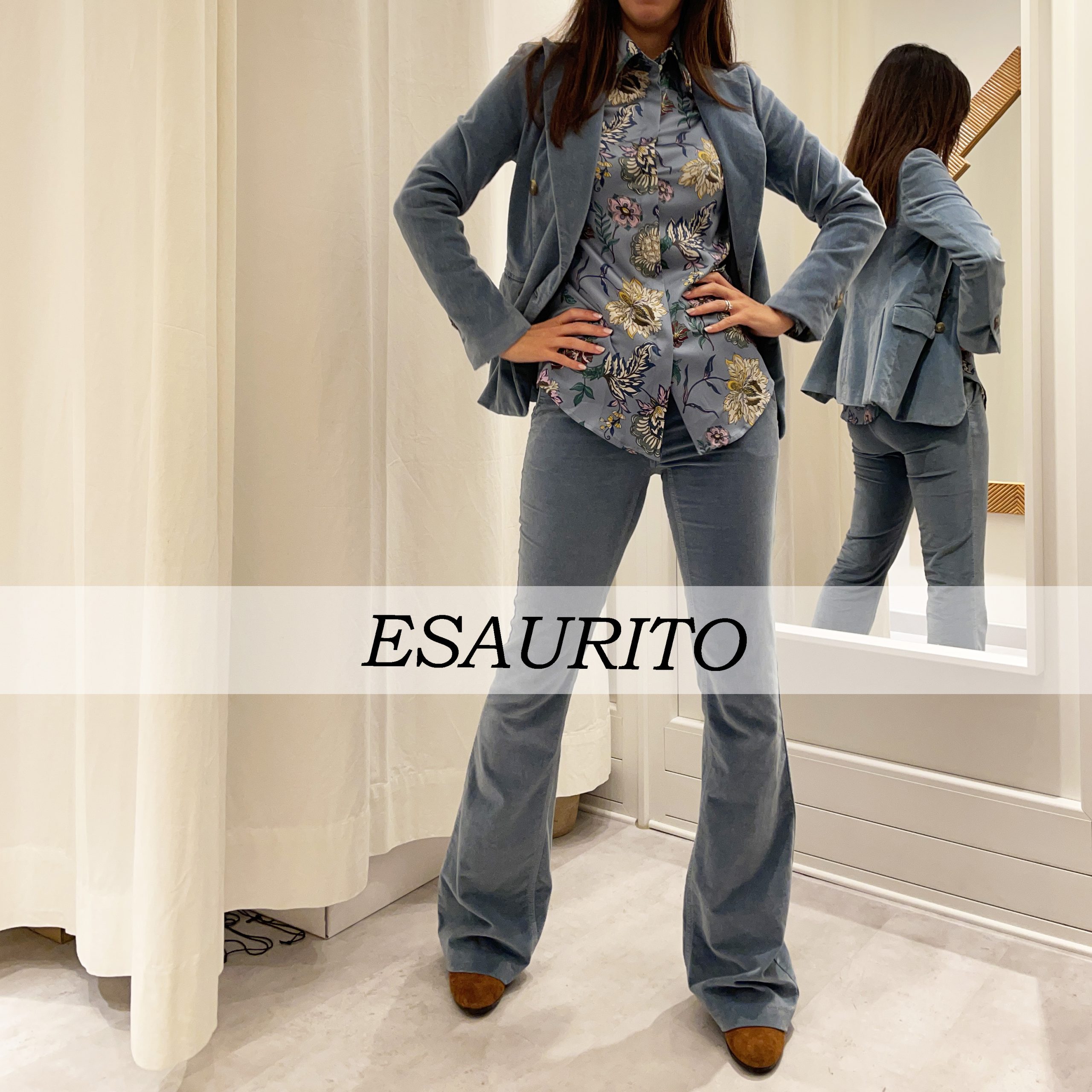 Kiltie - Pantaloni a Zampa Fustagno