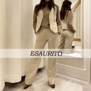 Mason's - Pantaloni Palazzo Gessato Jersey