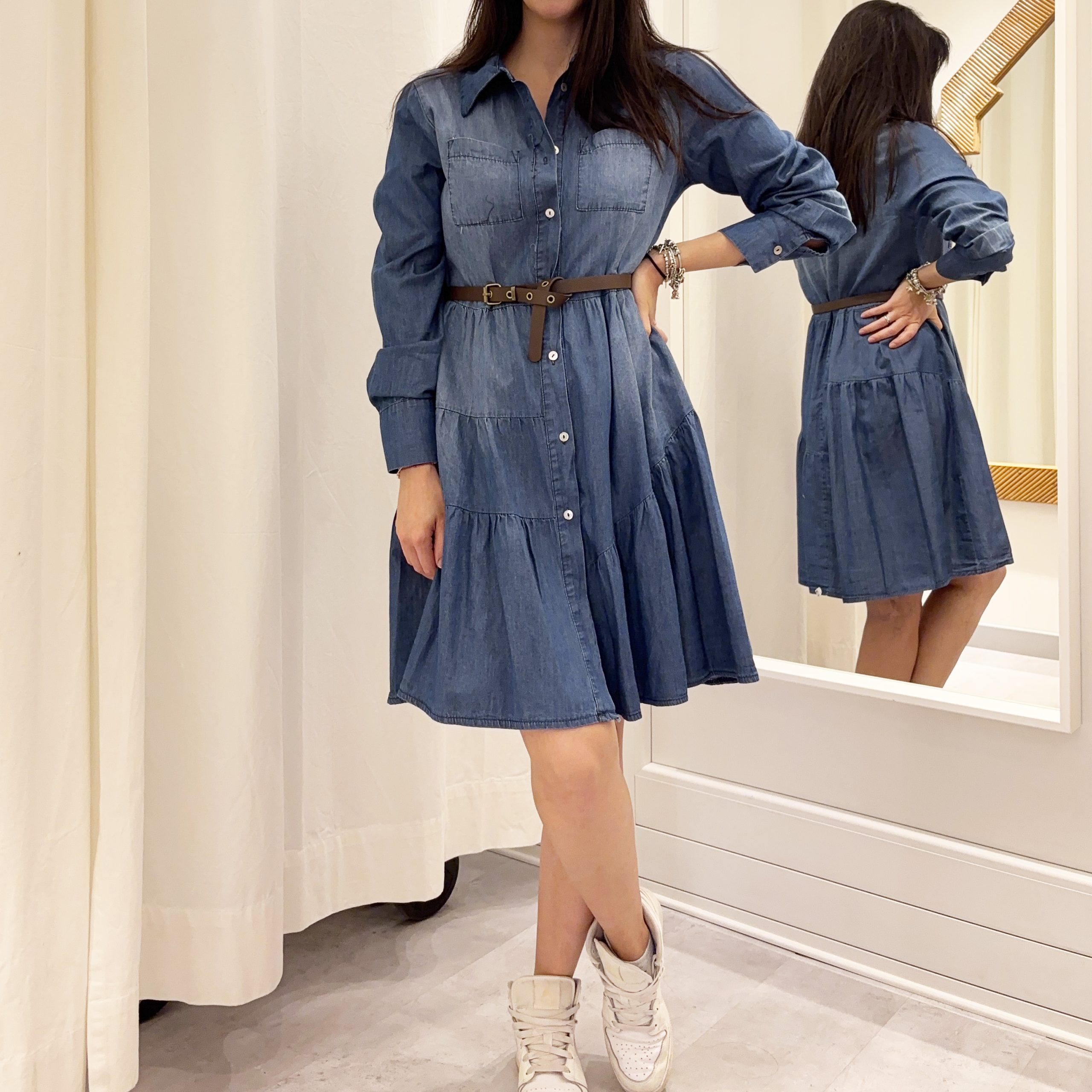 Vicolo - Abito Camicia Corto Denim