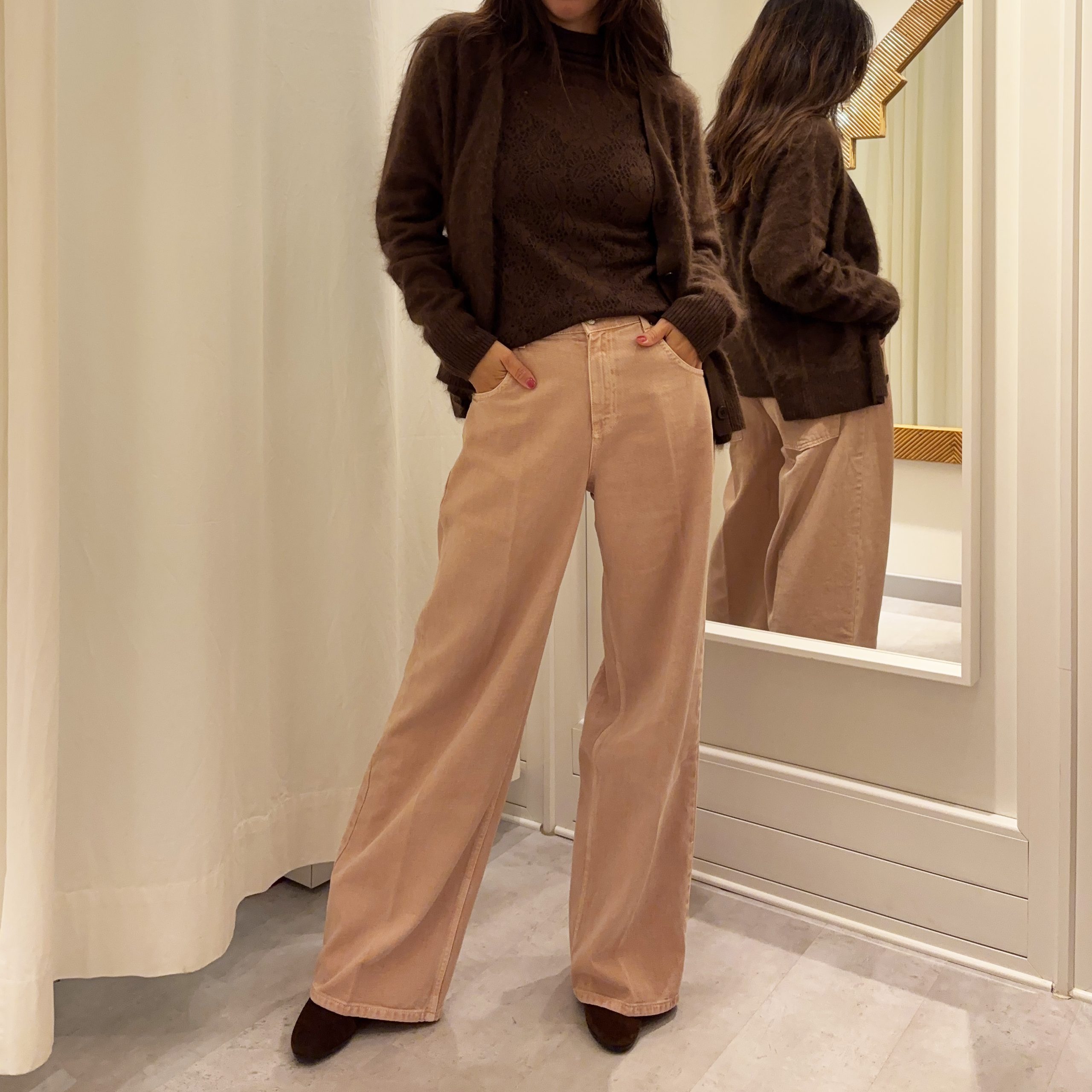 Vicolo - Pantaloni Jeans Baggy Rosa
