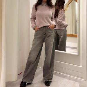 Vicolo – Pantaloni Jeans Baggy Grigio